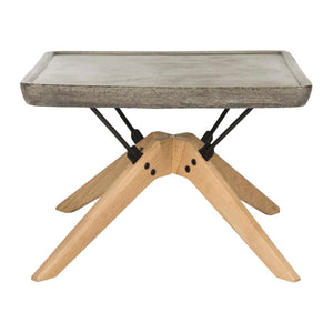 Delartin Indoor Outdoor Modern Concrete 14.57 Inch H Coffee Table | Safavieh -  VNN1025
