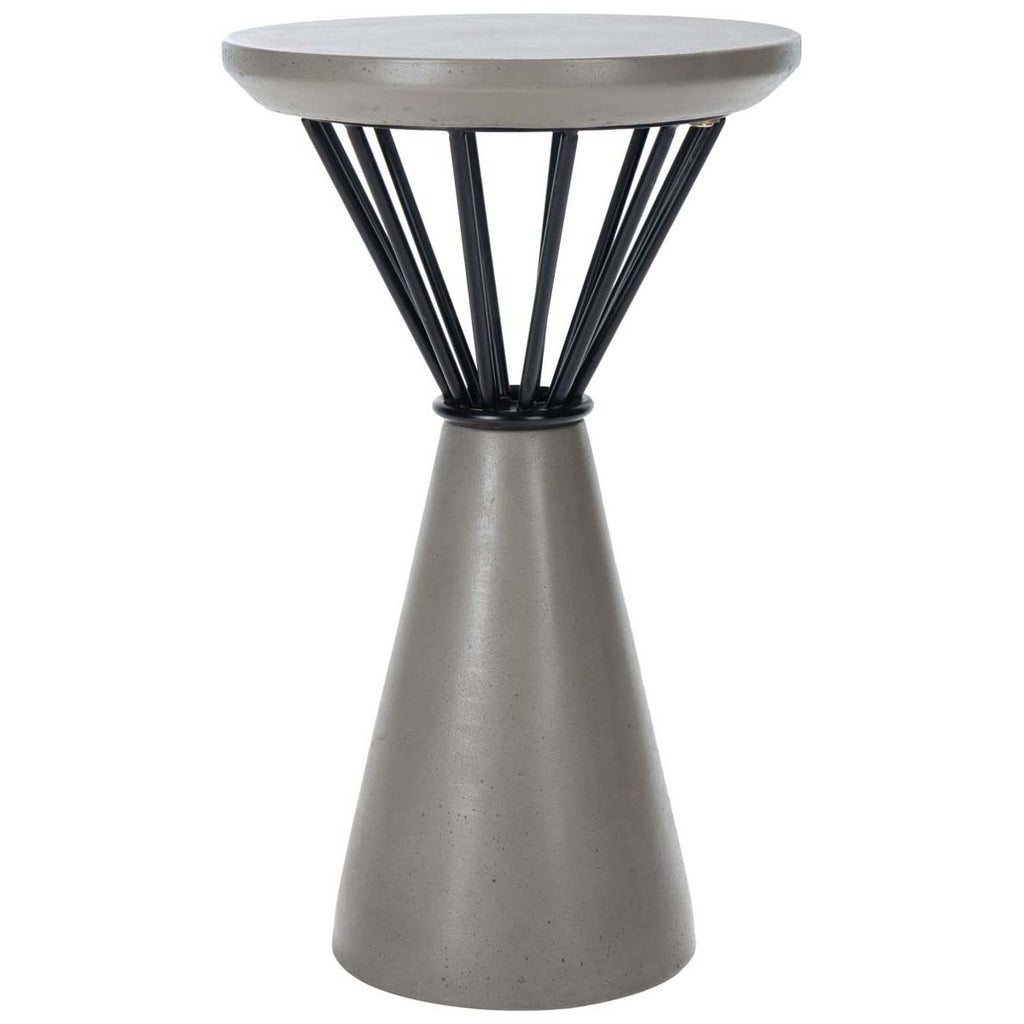 Safavieh Akiko Concrete Accent Table - Grey