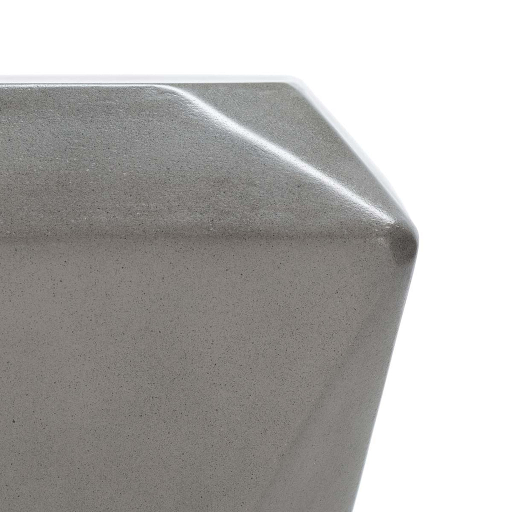 Safavieh Conan Concrete Stool - Grey