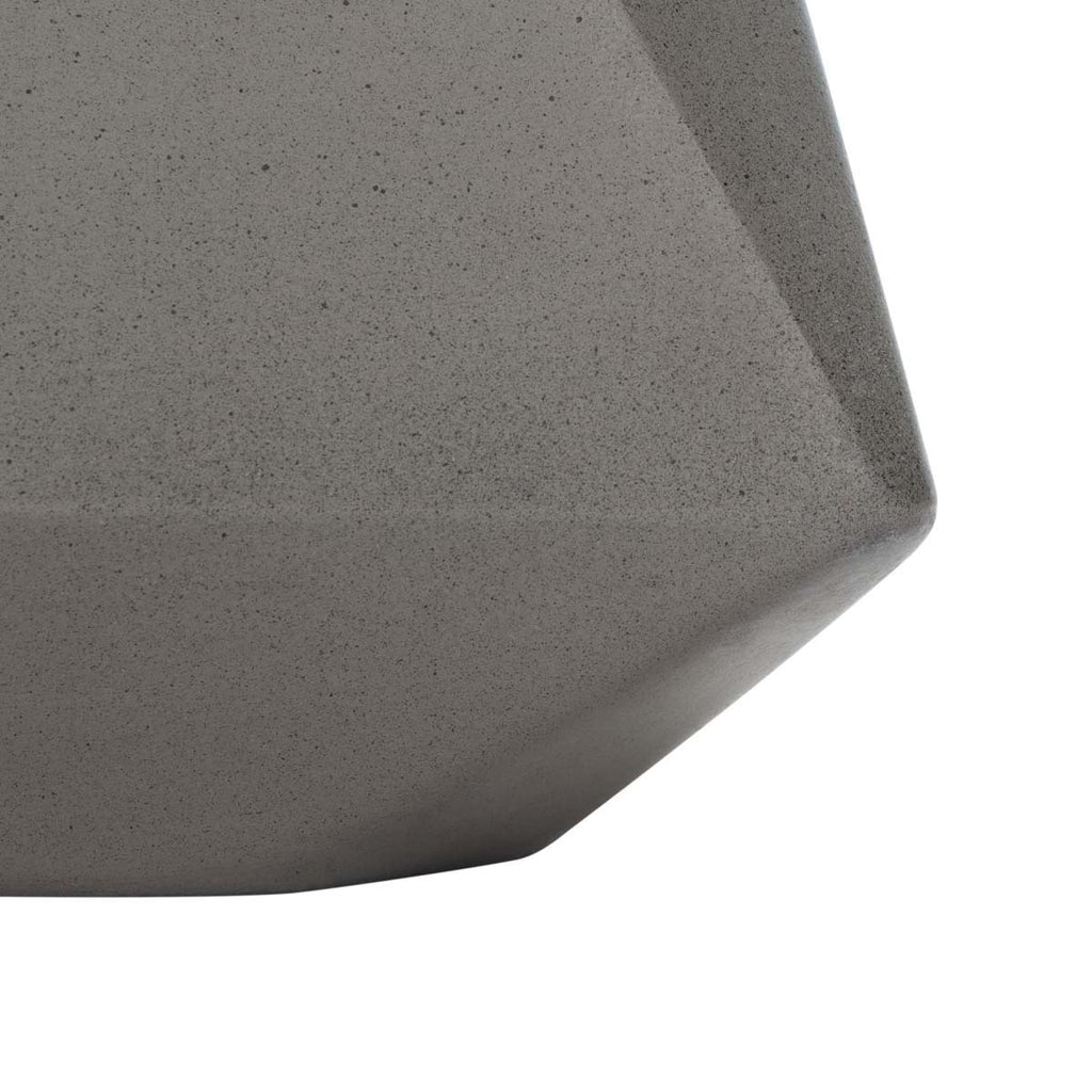 Safavieh Conan Concrete Stool - Grey