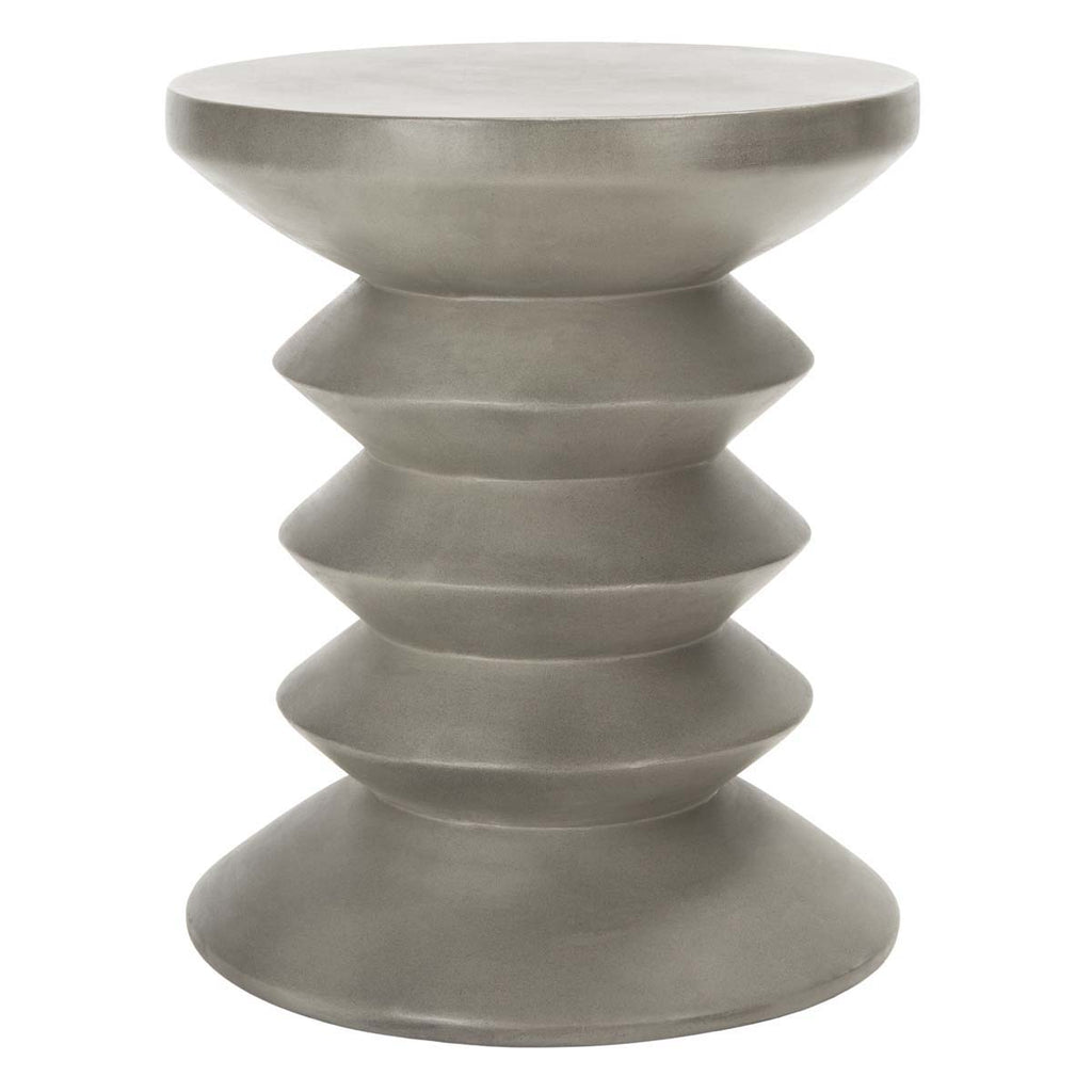 Safavieh Benaya Concrete Stool - Grey
