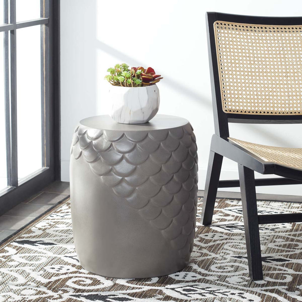 Safavieh Julyvia Concrete Stool - Grey