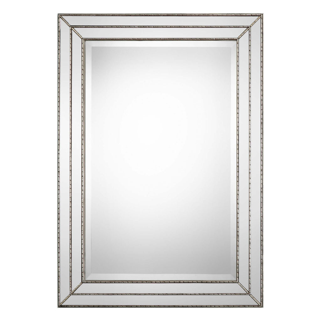 Home Decor Mirror - Metallic Silver Finish