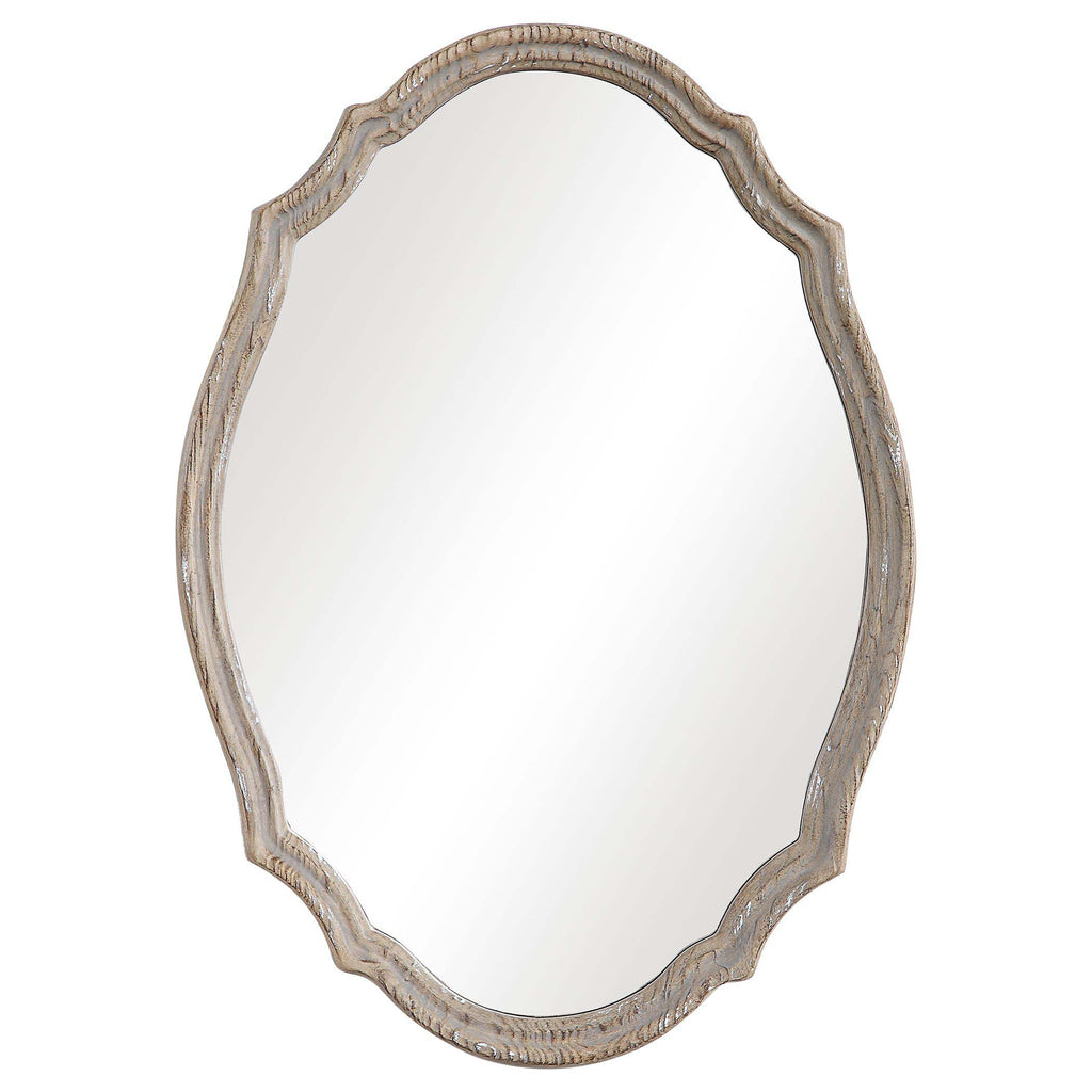 Home Decor Mirror - Finished To Resemble Natural Wood