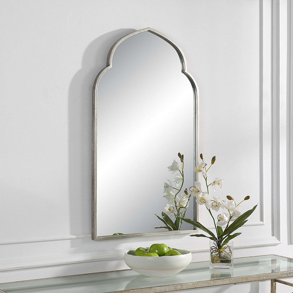 Home Decor Mirror - Soft Silver Finish
