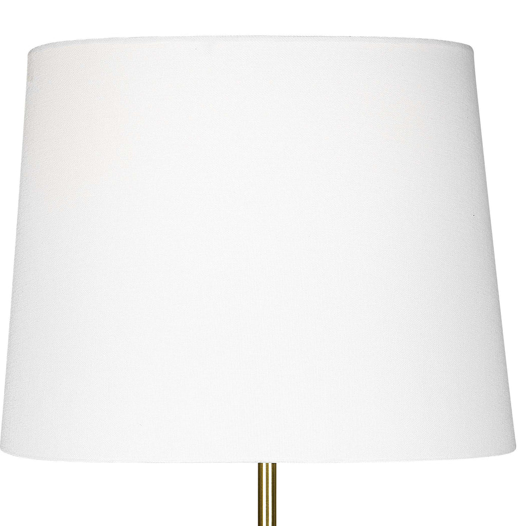 Home Decor White Ceramic & Round Base Table Lamp