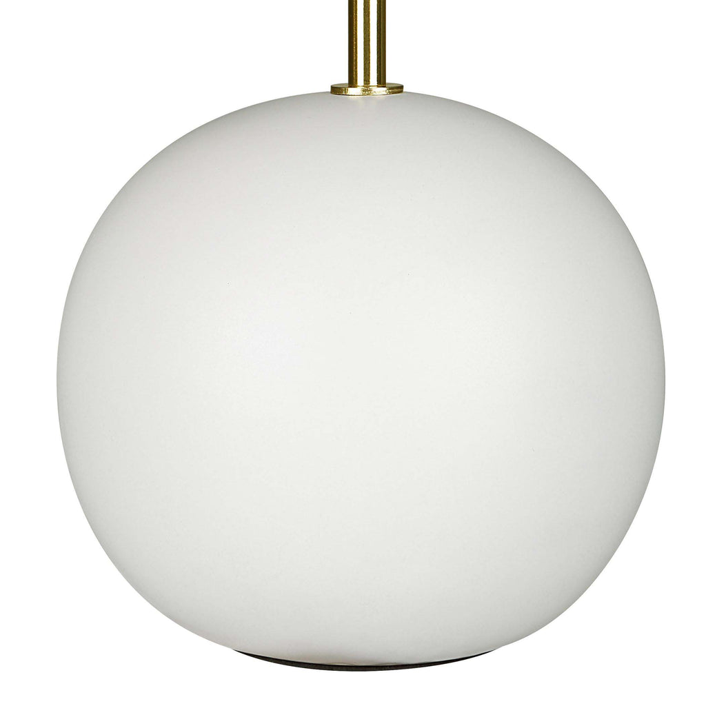 Home Decor White Ceramic & Round Base Table Lamp