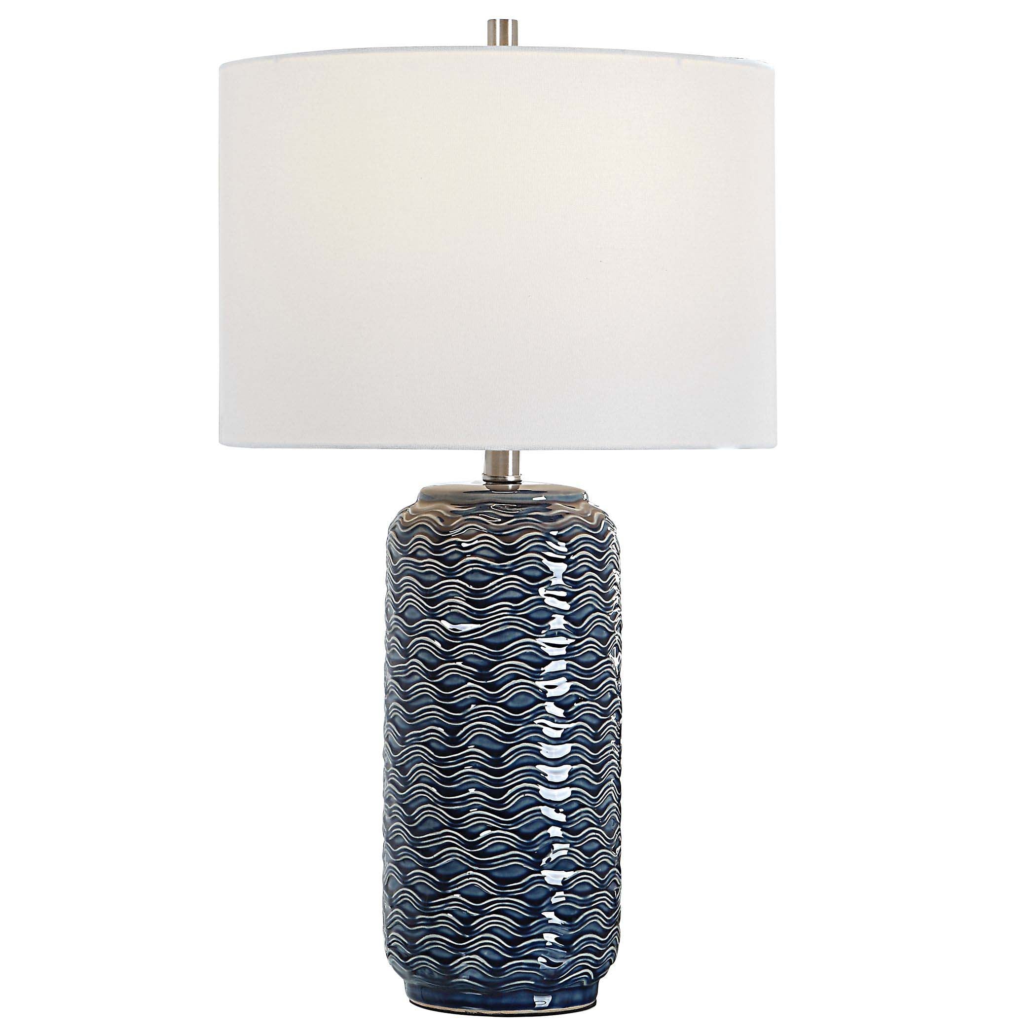 Lampe de table en céramique 55 cm de haut bleu gris élégant E27 lampe de chevet salon | Leroy Merlin Lampe de table en céramique 55 cm de haut bleu gris élégant E27 lampe de chevet salon | Leroy Merlin
