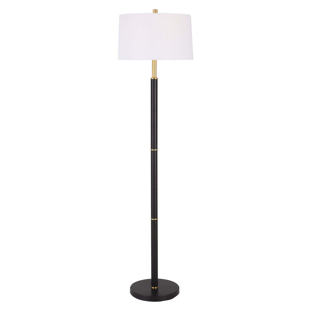 Home Decor Floor Lamp - Black/Gold