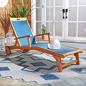 Safavieh Kamson Sunlounger - Natural/Navy