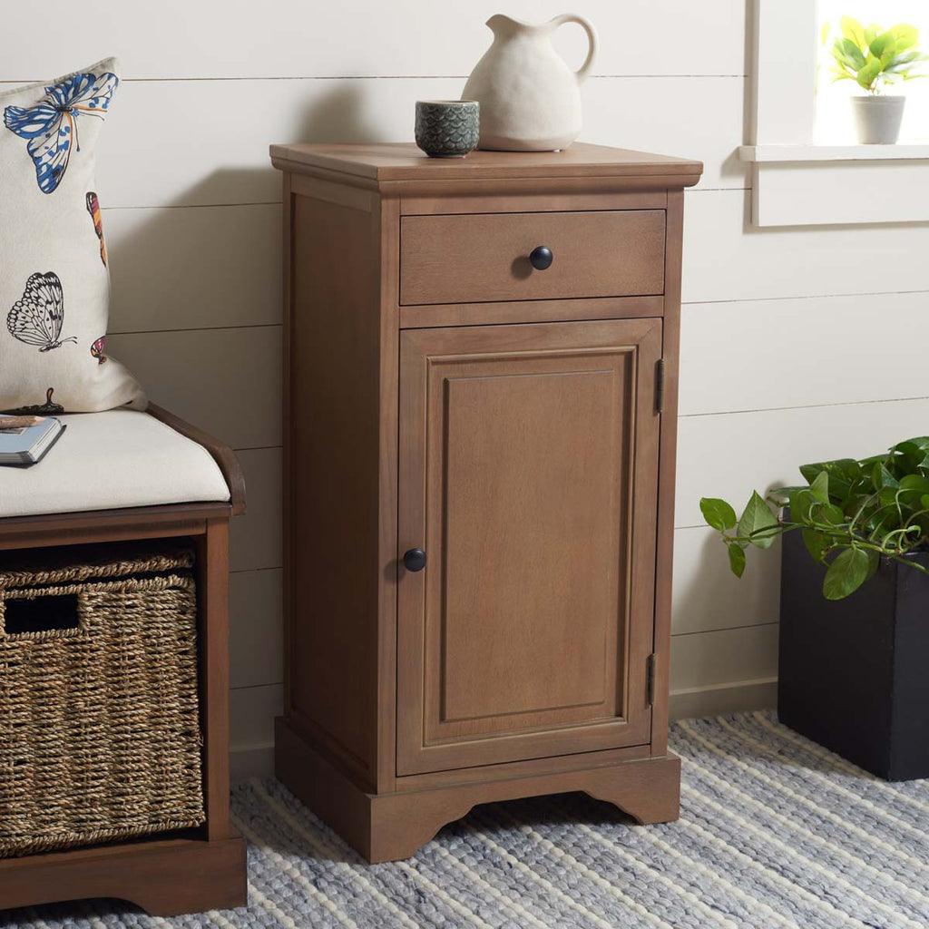 Safavieh Jett Storage Cabinet - Washed Natural Pine