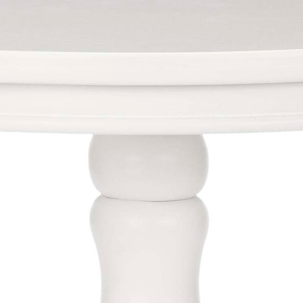 Safavieh Vivienne Round Top Side Table - White
