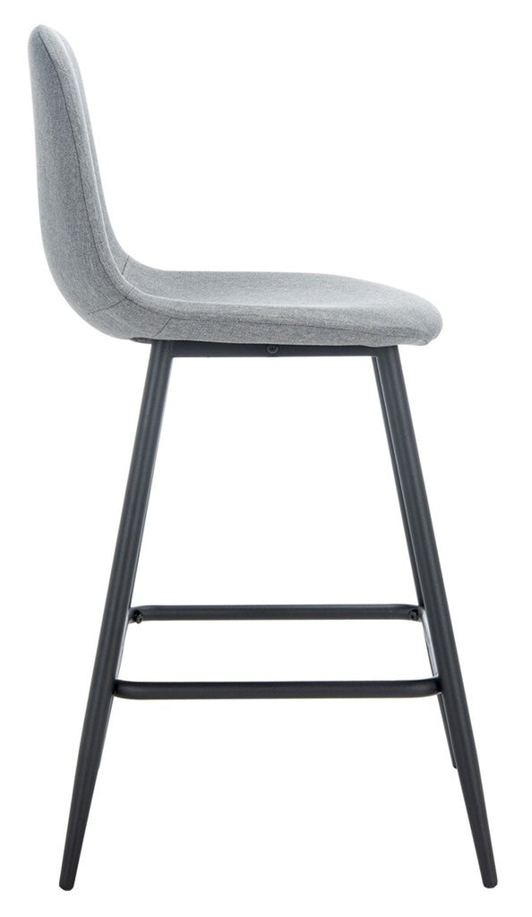 Safavieh Travis Counter Stool - Dark Grey / Black