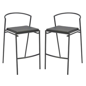 Safavieh Knightley Counter Stool-Black (Set of 2)