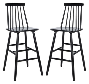 Safavieh Beaufort Bar Stool-Black (Set of 2)