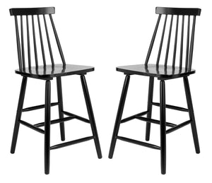 Safavieh Beaufort Counter Stool - Black (Set of 2)