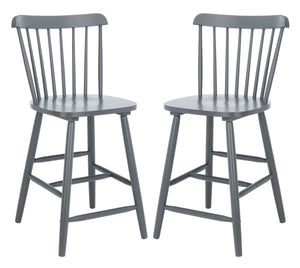 Safavieh Galena Counter Stool - Grey (Set of 2)