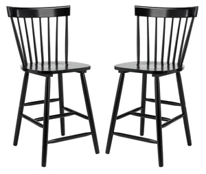 Safavieh Providence Counter Stool - Black (Set of 2)