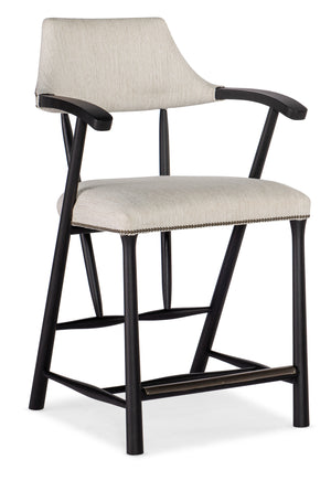 Linville Falls Stack Rock Counter Stool | Hooker Furniture - 6150-75350-99