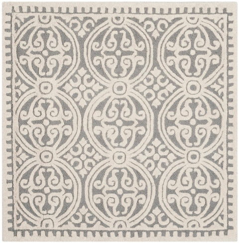 Safavieh Cambridge Rug Collection CAM123D - Silver / Ivory