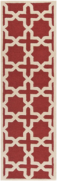 Safavieh Cambridge Rug Collection CAM125L - Rust / Ivory