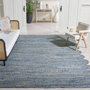 Safavieh Cape Cod Rug Collection CAP208L - Blue / Natural