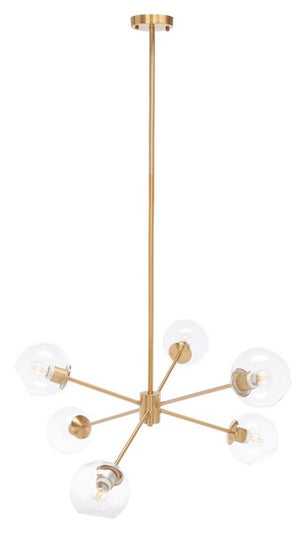 Safavieh Cantori Chandelier - Brass
