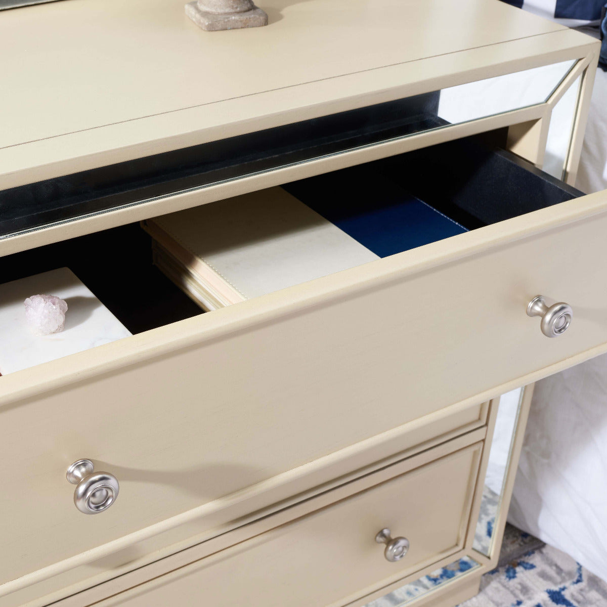 Safavieh Basie 3 Drawer Chest - Antique Beige Safavieh Basie 3 Drawer Chest - Antique Beige
