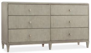 Elixir Six-Drawer Dresser | Hooker Furniture - 5990-90002-LTWD