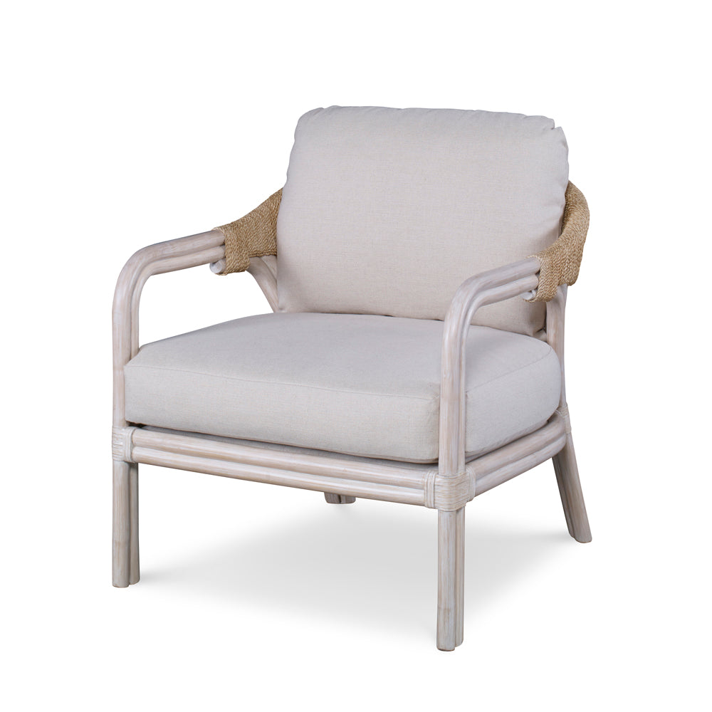Edisto Lounge Chair-Brown;Natural