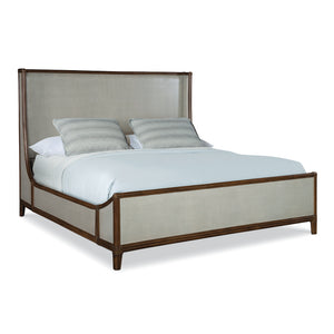 Canvas King Bed-Dove Grey | Century Furniture - CT3007K-DG-FL
