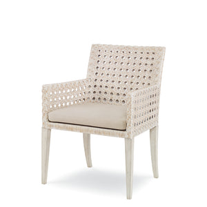 Litchfield Arm Chair-Pn/Flax | Century Furniture - CT4001A-PN-FL