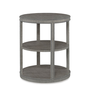 Purveyor Tier Table (W/Glass) - French Grey | Century Furniture - CT5013-FG