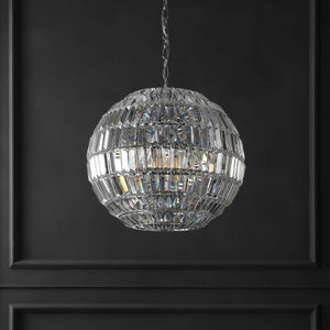 Safavieh Couture Demarco Small Crystal Chandelier - Chrome