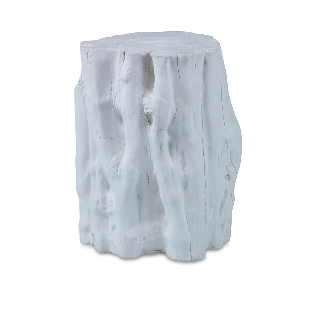 Outdoor Side Table (White)