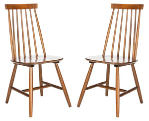 Safavieh Priam Dining Chair-Walnut (Set of 2)