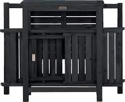 Safavieh Gallo Balcony Bistro Set - Dark Slate Grey