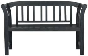 Safavieh Porterville 2 Seat Bench - Dark Slate Grey