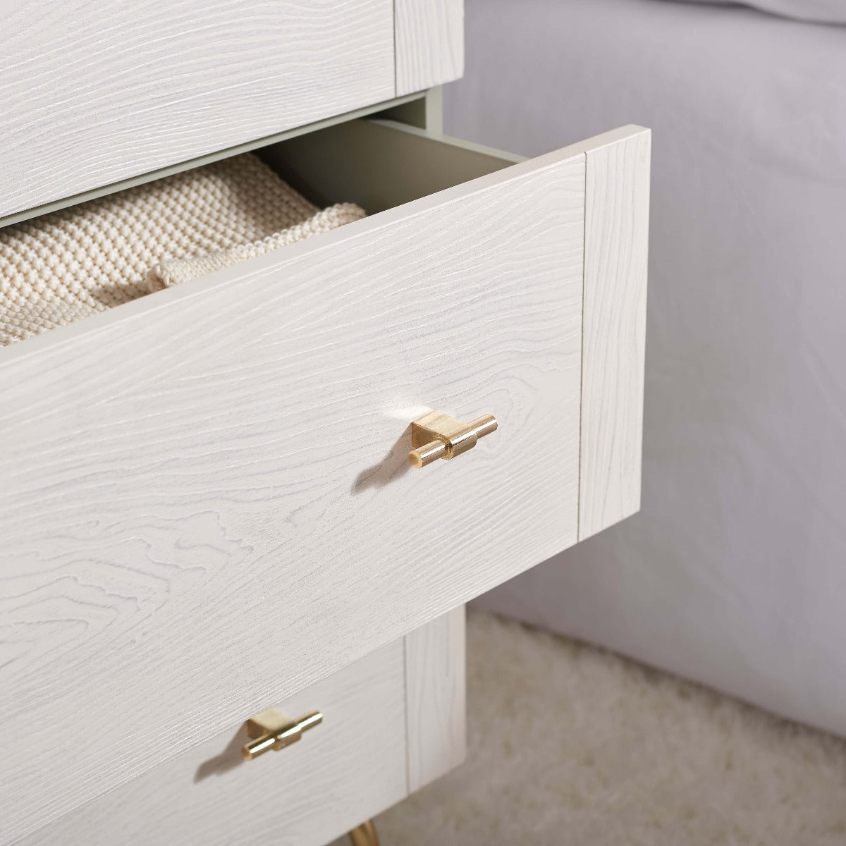 grey white washed dresser Ashley Furniture Kanwyn Whitewash Dresser (Online Special Price)
