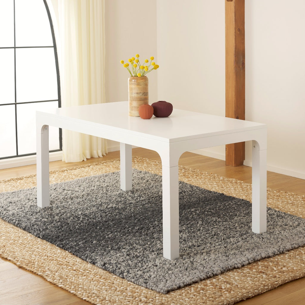 Safavieh Gael Rectangle Dining Table - White