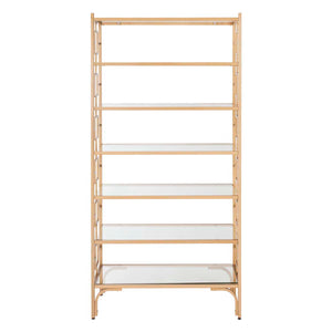 Safavieh Brooklyn 7 Tier Etagere - Gold/Glass