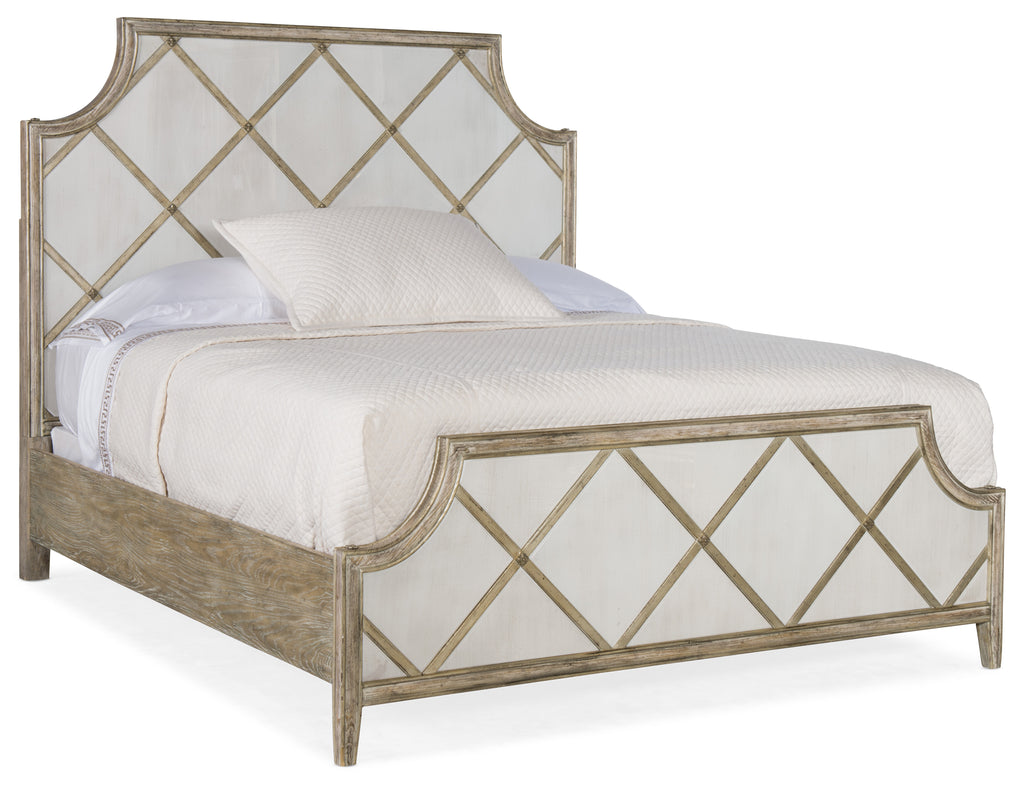 Sanctuary Diamont King Panel Bed | Hooker Furniture - 5875-90366-95