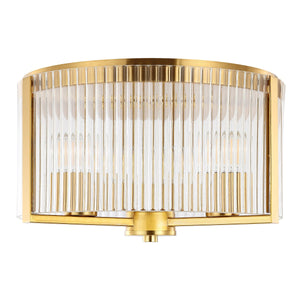 Safavieh Jetra Flush Mount, Brass