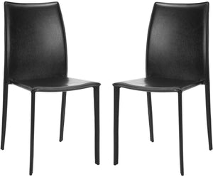 Safavieh Korbin Side Chair-Black (Set of 2)
