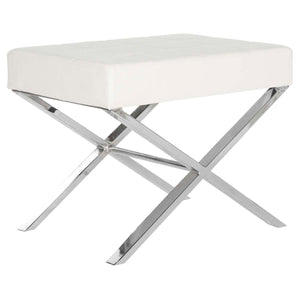 Safavieh Sienna Ottoman - White