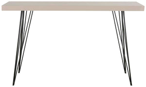 Safavieh Wolcott Retro Mid Century Lacquer Console - Taupe/Black