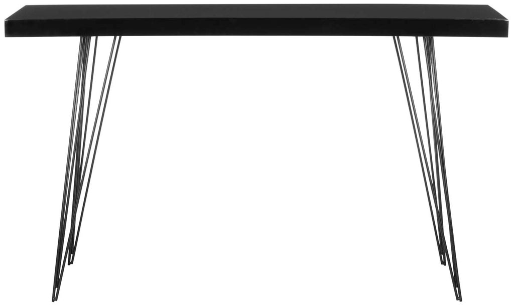 Safavieh Wolcott Retro Mid Century Lacquer Console - Black/Black