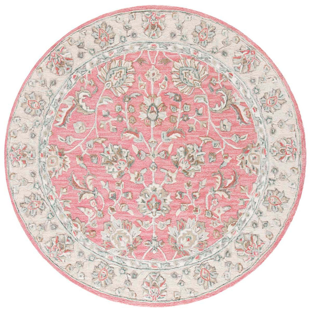 Safavieh Glamour Rug Collection GLM628U - Pink / Beige