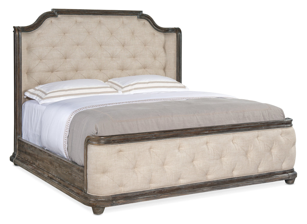 Traditions King Upholstered Panel Bed | Hooker Furniture - 5961-90866-89