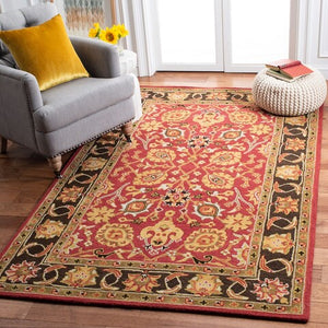 Safavieh Heritage Rug Collection HG745Q - Red / Gold